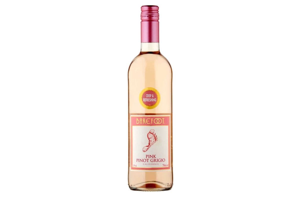 Barefoot Pink Pinot Grigio-750ml (1 x 750ml)