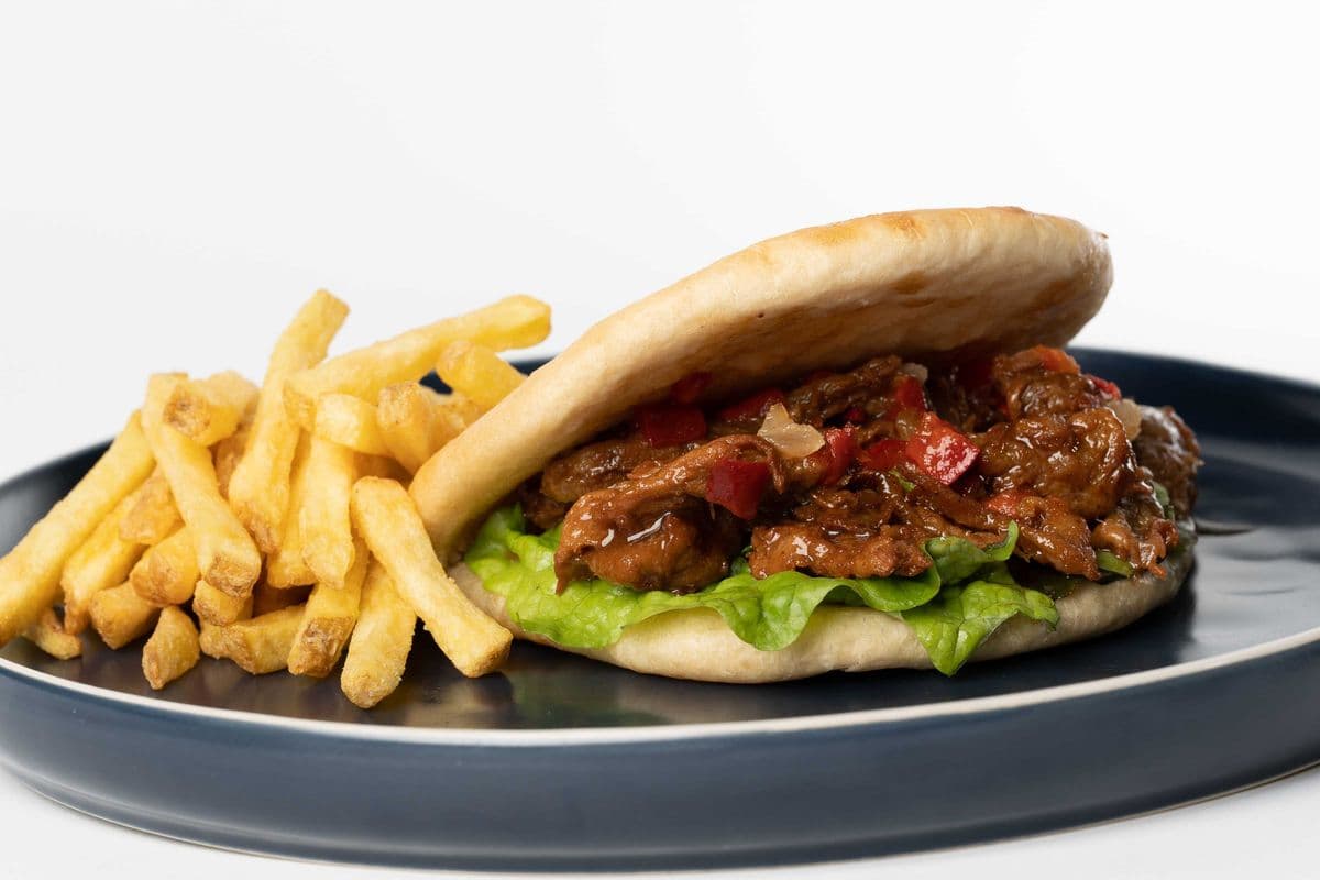 Tofu Ribs Sandwich