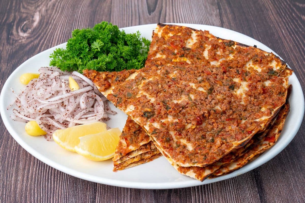 Lahmacun (Ground Beef Pide)