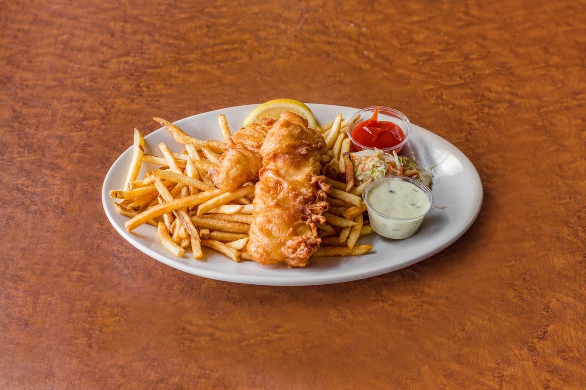 Large Cod and Chips (2PC)