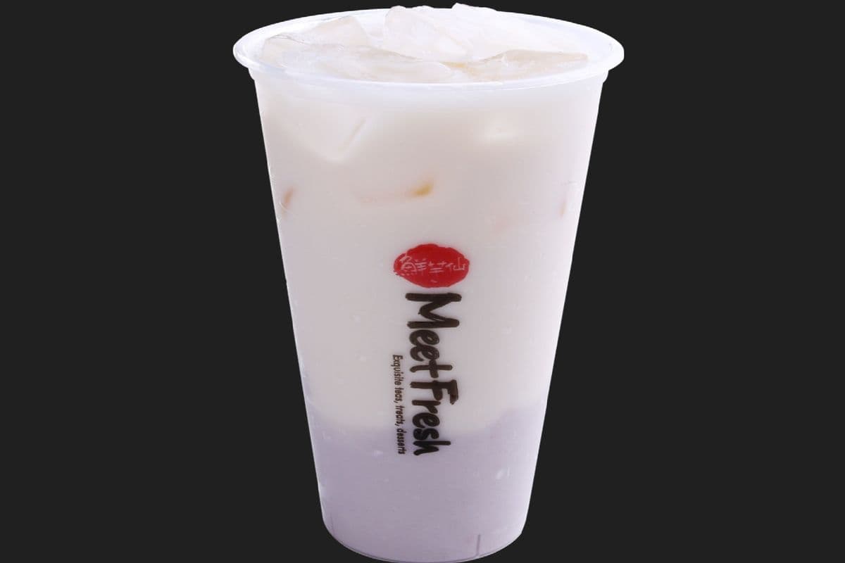 Taro Paste Green Milk Tea