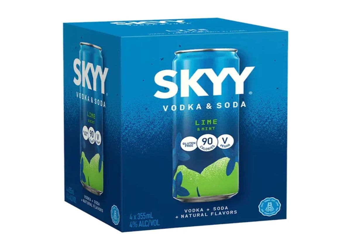 SKY VODKA SODA LIME MINT 4*355ML (4 x 4*355ML )