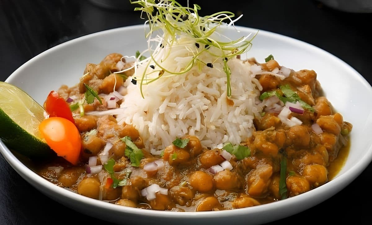Chana Masala Roti