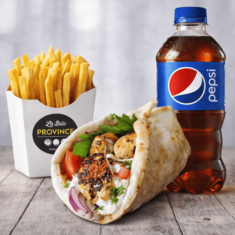 Trio Pita Poulet / Chicken Pita Trio