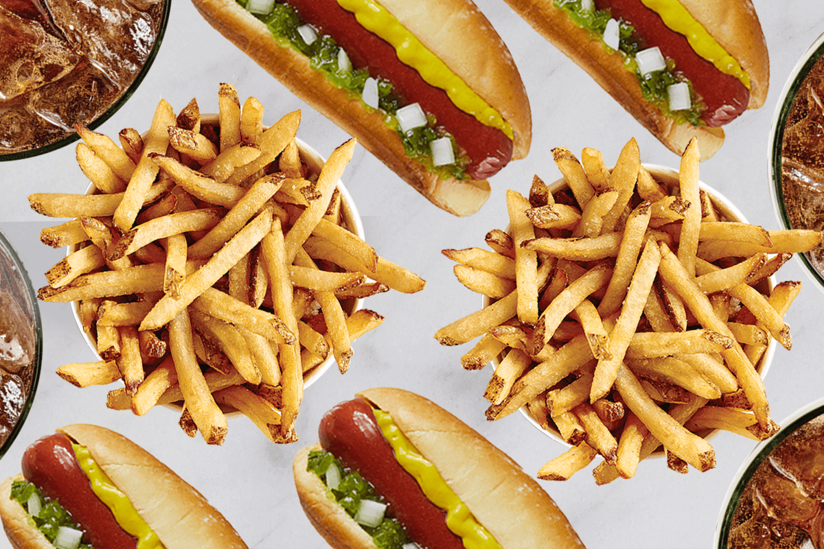 Hot Dog & Fries Combo for 4