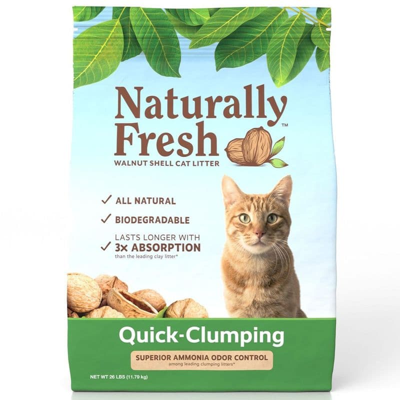 Naturally Fresh Walnut-Based Quick-Clumping Cat Litter bag - 26 lb.