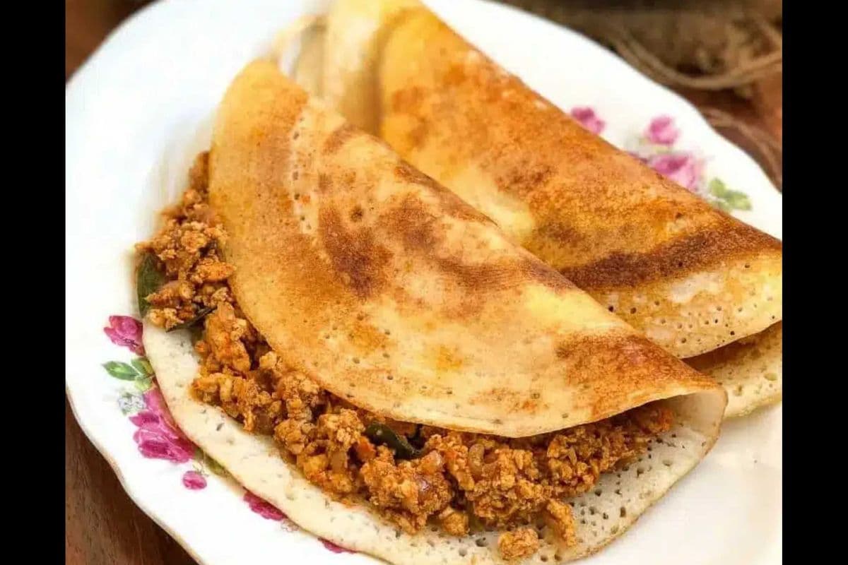 Minced Lamb Keema Dosa