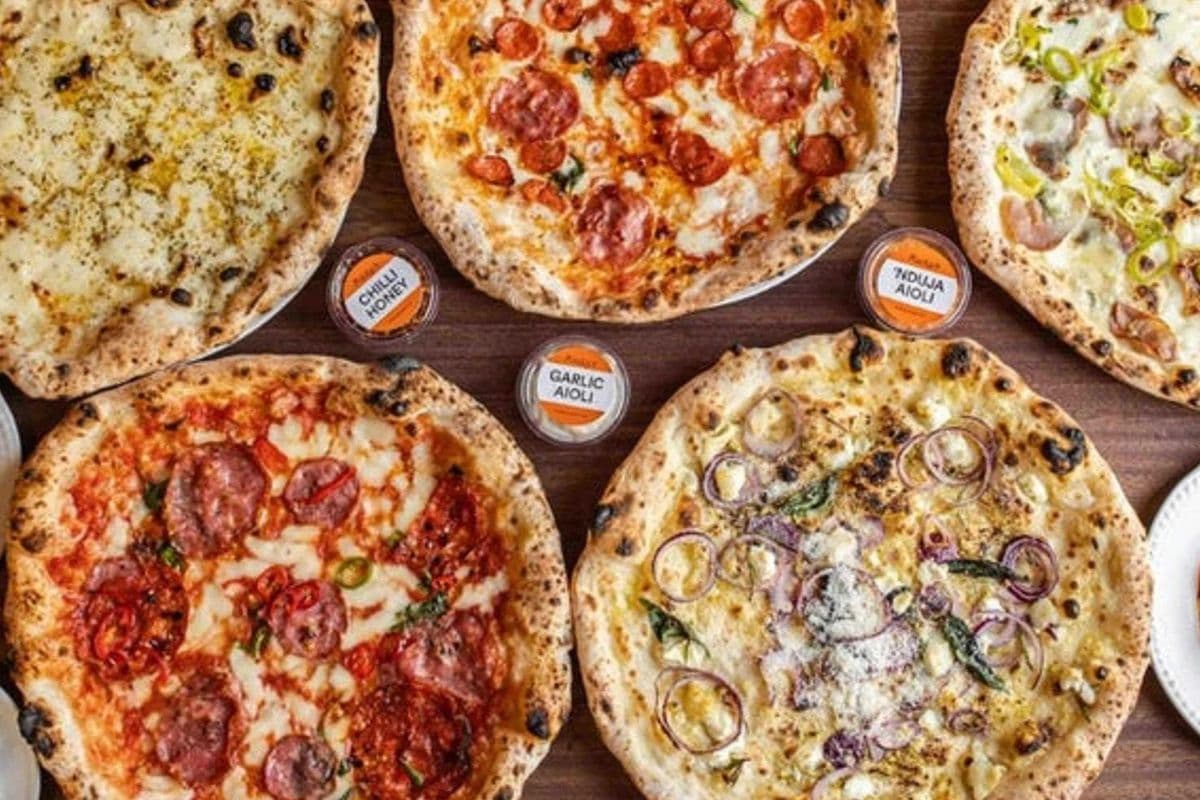 Two Large Pizza 6 toppings & 2 dip