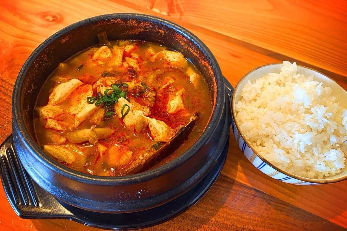 Soon Tofu (Beef or Seafood)