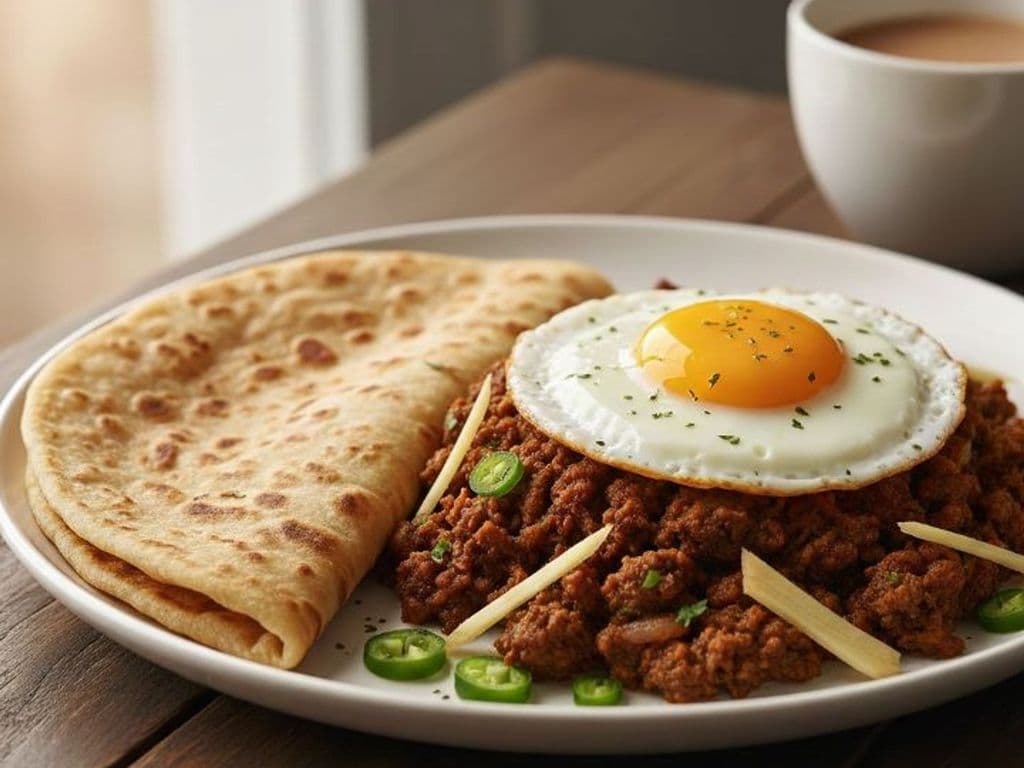 Keema Egg Fry