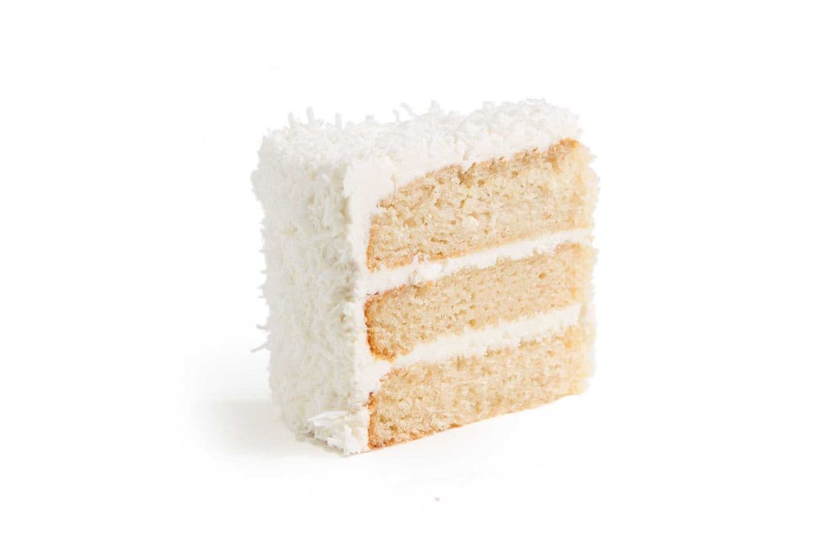 Gluten Free Coconut Lime Cake Slice (100g)