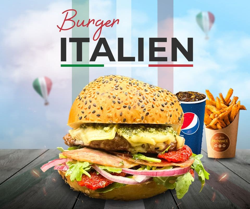 NOUVEAU -  TRIO BURGER ITALIEN