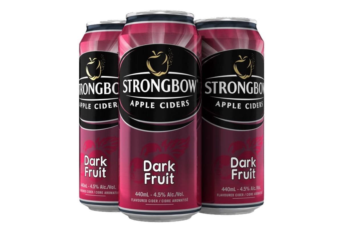 Strongbow Dark Fruit (4 x 440mL Cans)