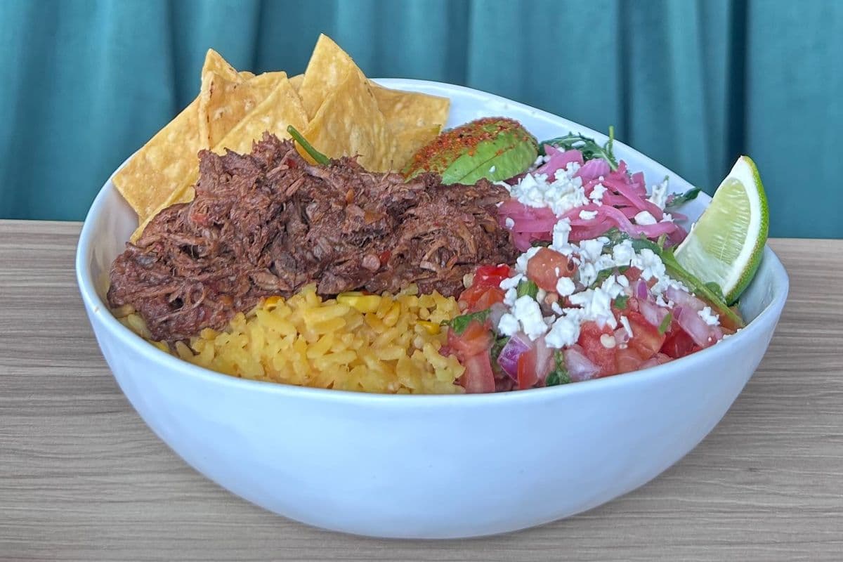 Beef Barbacoa Burrito Bowl GF