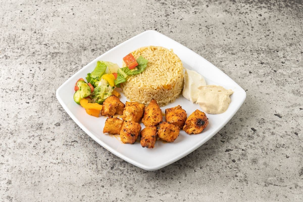 Shish Taouk (Chicken) Plate