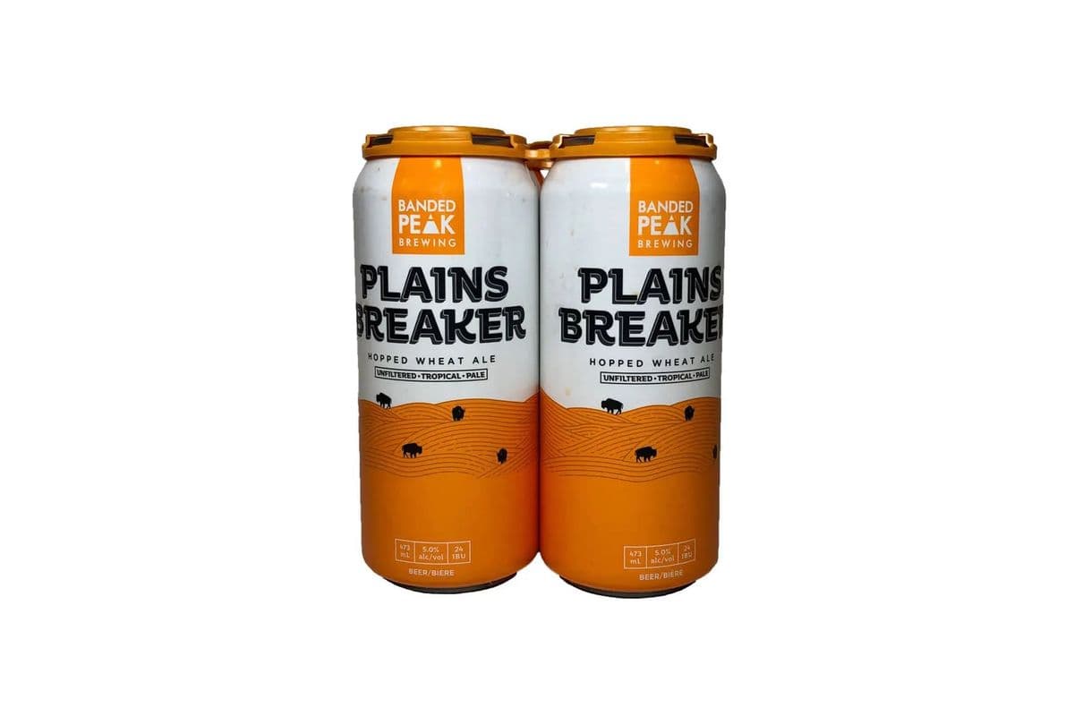 Banded Peak Plains Breaker Hopped Wheat Ale 4PK (4 x 4x473mL )
