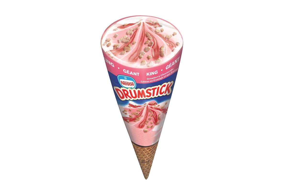 Drumstick Strawberry Cheesecake