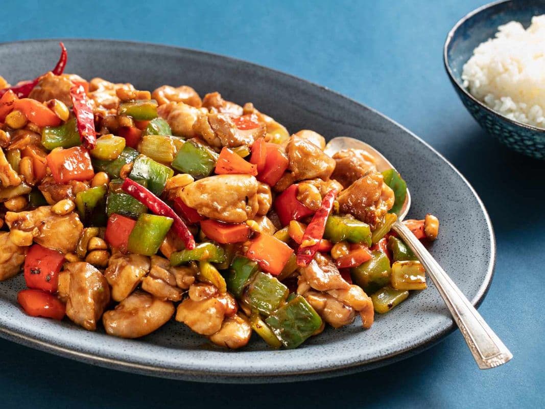 Kung-Pao Diced Chicken with Vegetables & Peanuts / 宮保雞丁