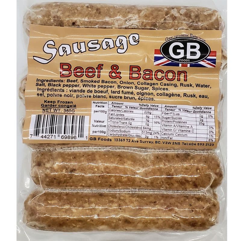 GB Foods - Beef and Bacon Cocktail Sausage Rolls