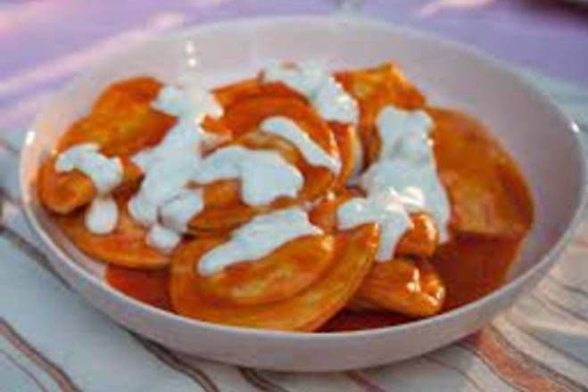 Buffalo Chicken Pierogi
