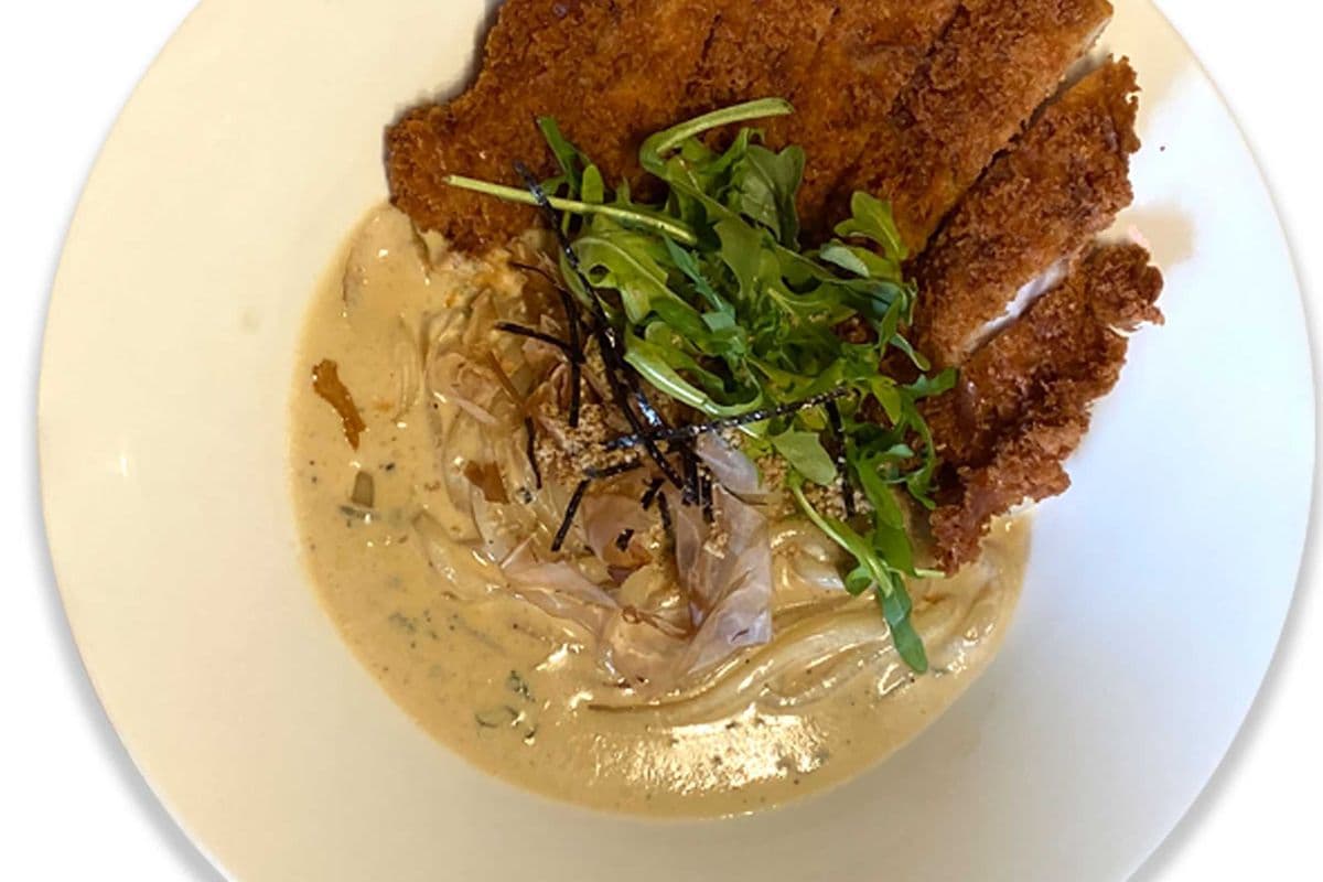 17. Tonkatsu Creamy Udon
