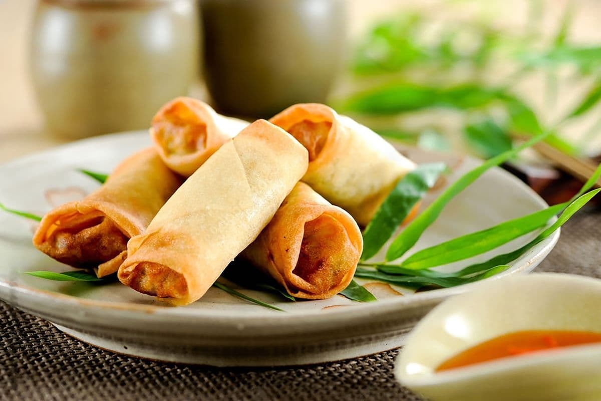 Vegetable Spring Rolls ( 5 pieces )