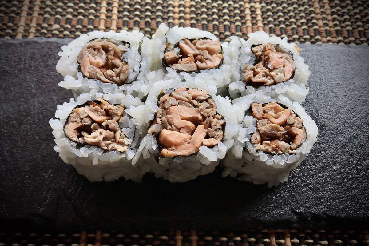BBQ Smoked Salmon Roll