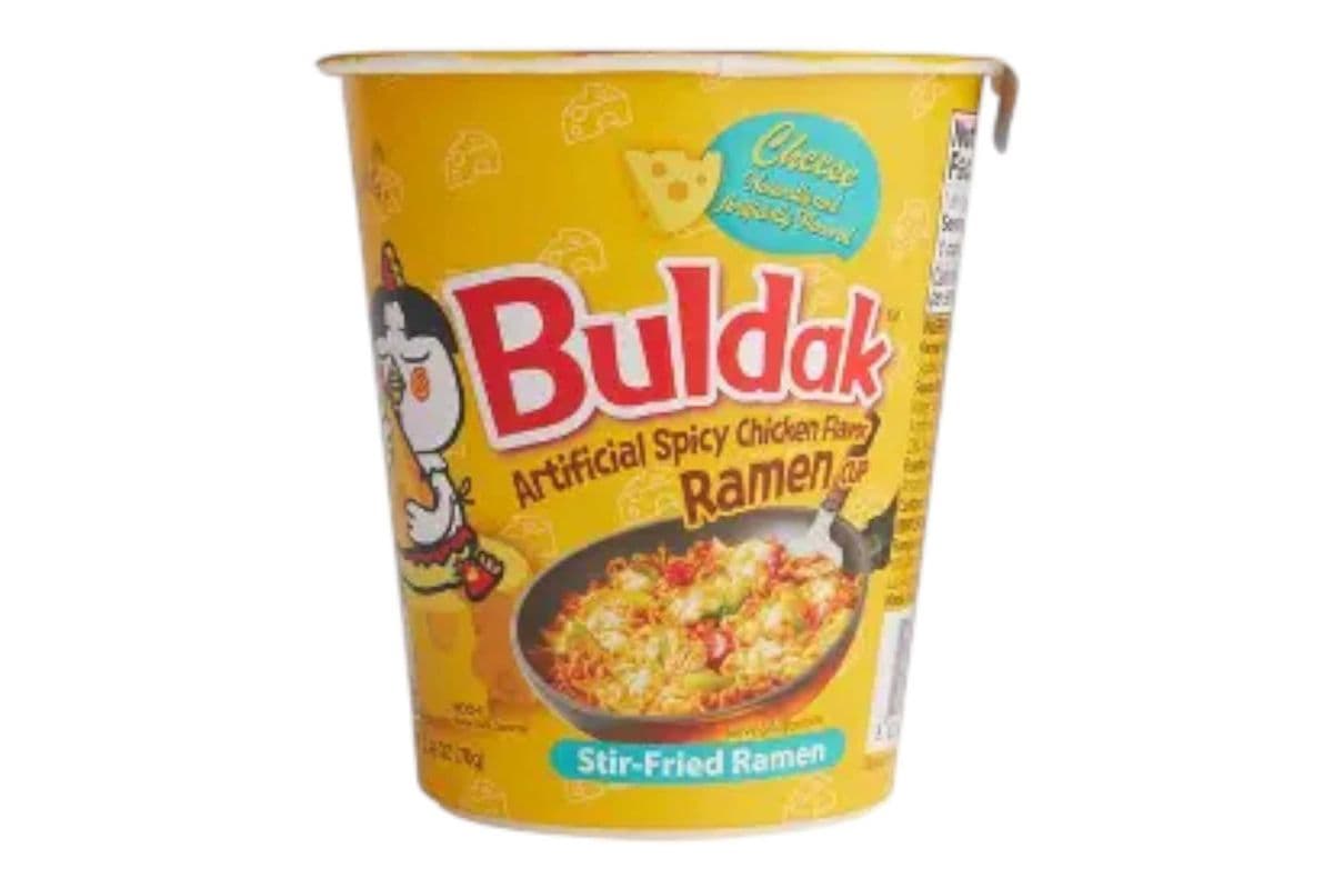 Samyang Buldak Cheese Artificial Spicy Chicken Flavor (70g) (300 Cal)