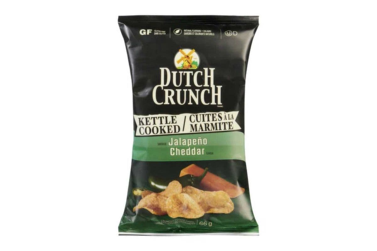 Dutch Crunch Kettle Cooked Jalapeno & Cheddar Chips (200 g)