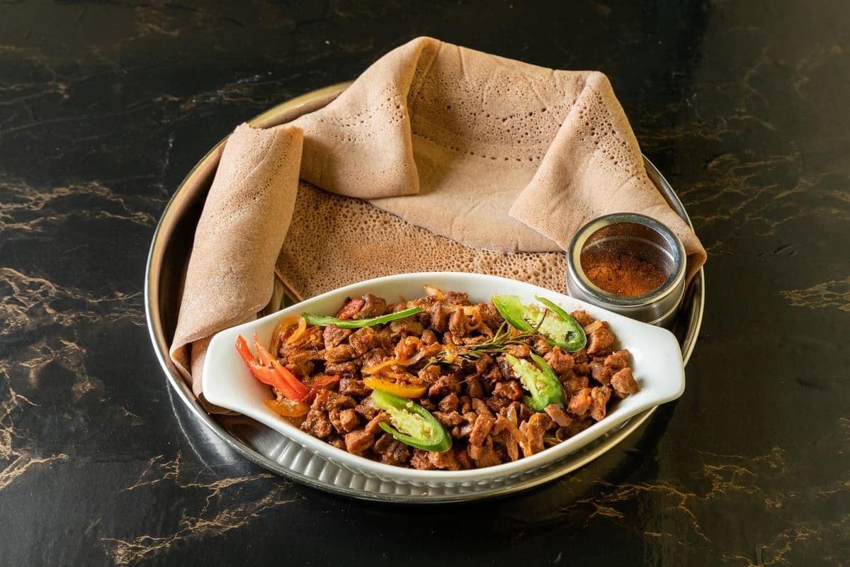 Beef Tibs Platter