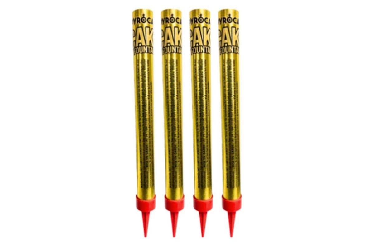 Gold Fountain Sparkler (1 Piece)