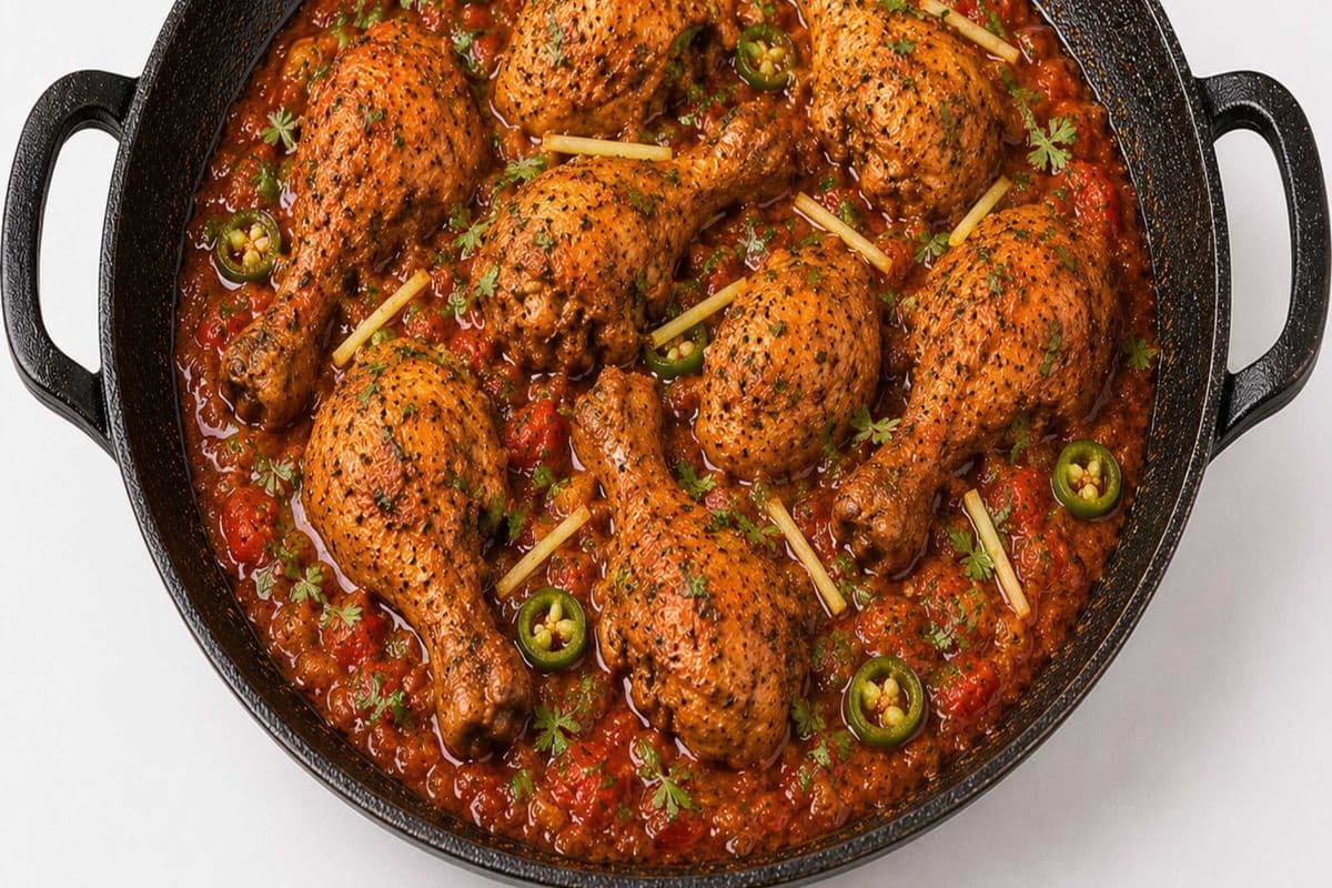 Chicken Charsi Karahi (Coal)
