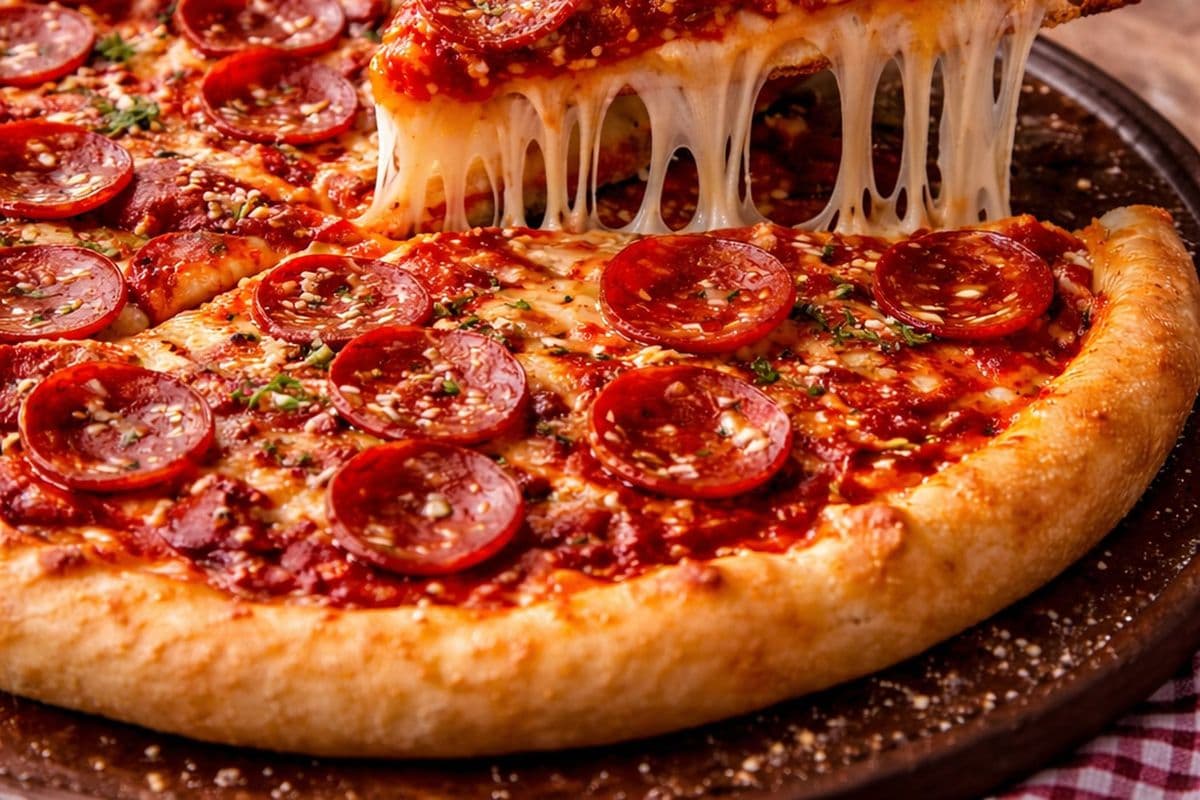 Cup n Char Supreme pepperoni (large)
