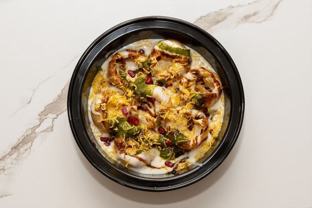 Seven Pieces of Dahi Wale Gol Gappe