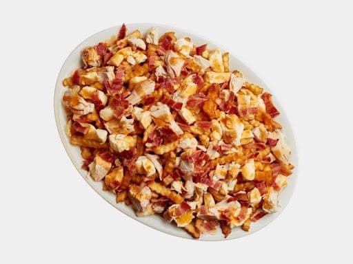 Poutine poulet et bacon viande blanche - méga / White Meat Chicken and Bacon Poutine - Mega