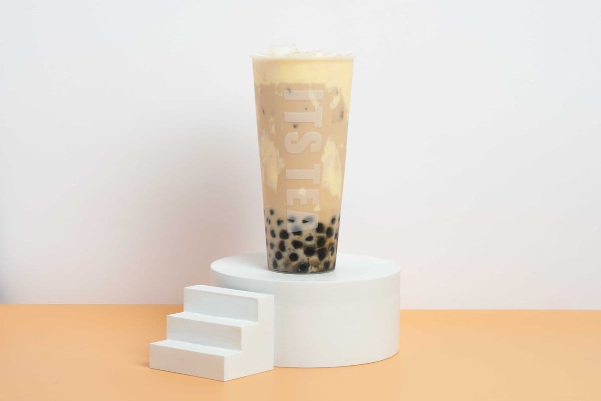 Pearl Milk Tea with Cake Mousse 超浓珍珠奶茶
