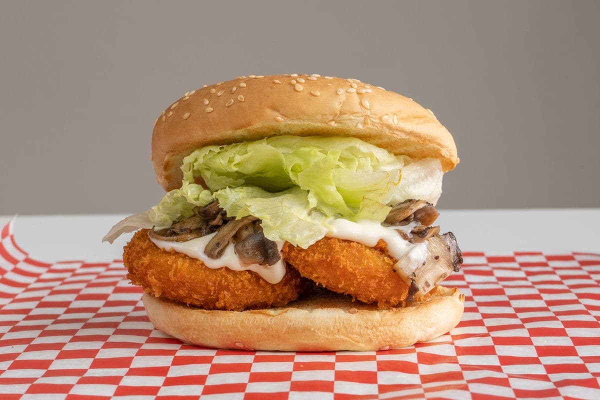 Mushroom Korokke Sandwich