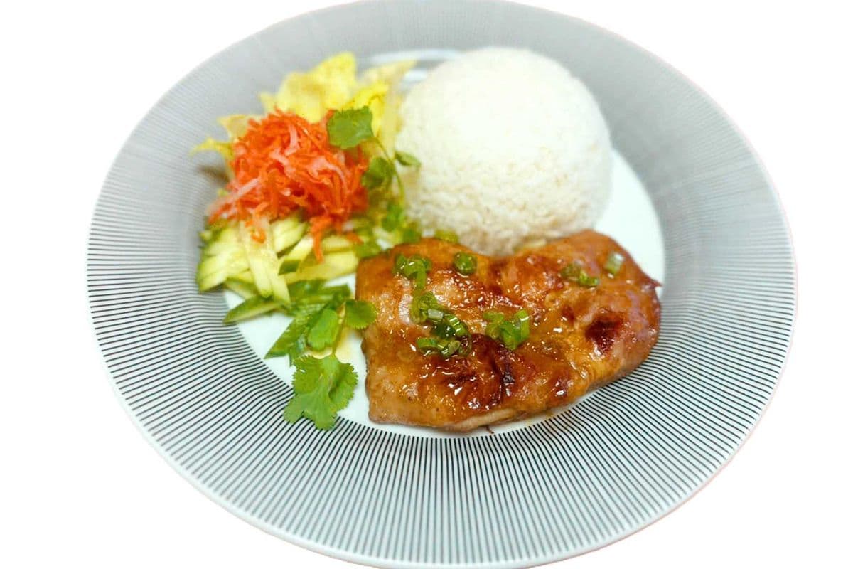 Grilled Chicken with Rice