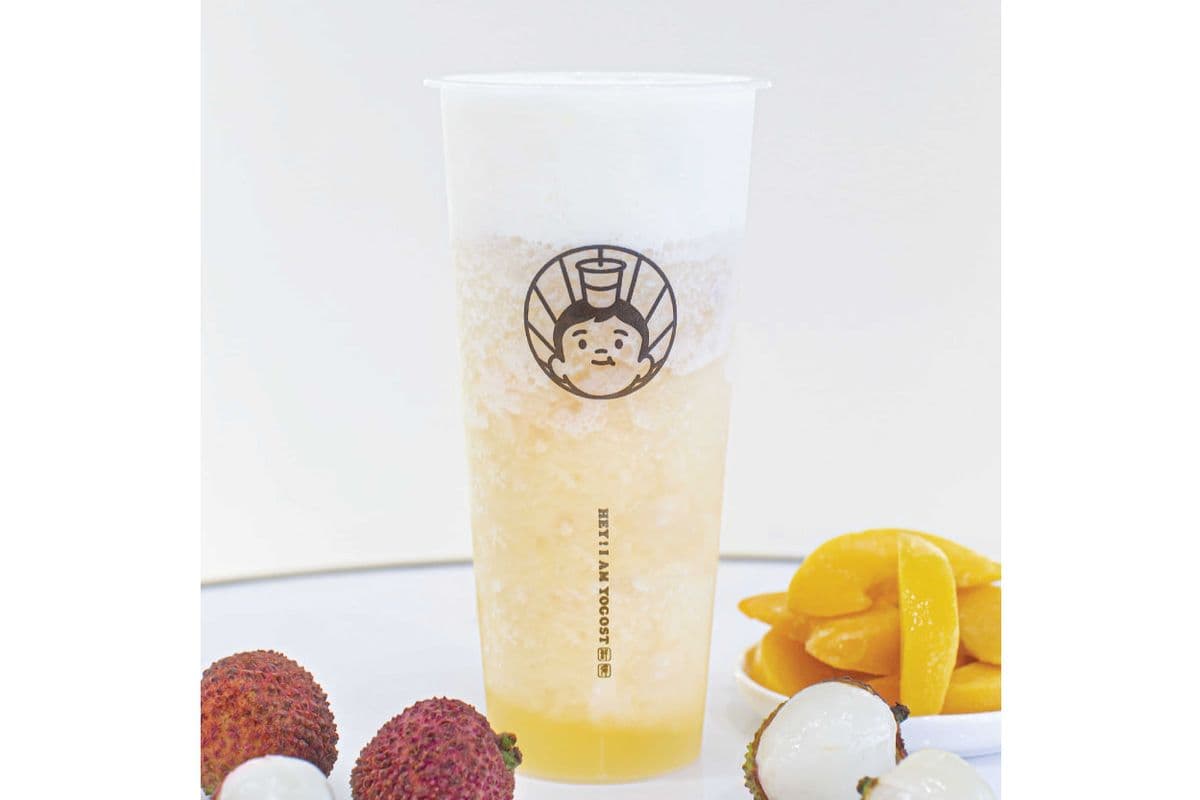 Peach Lychee w/ Yogurt Foam/芝芝鲜桃荔荔