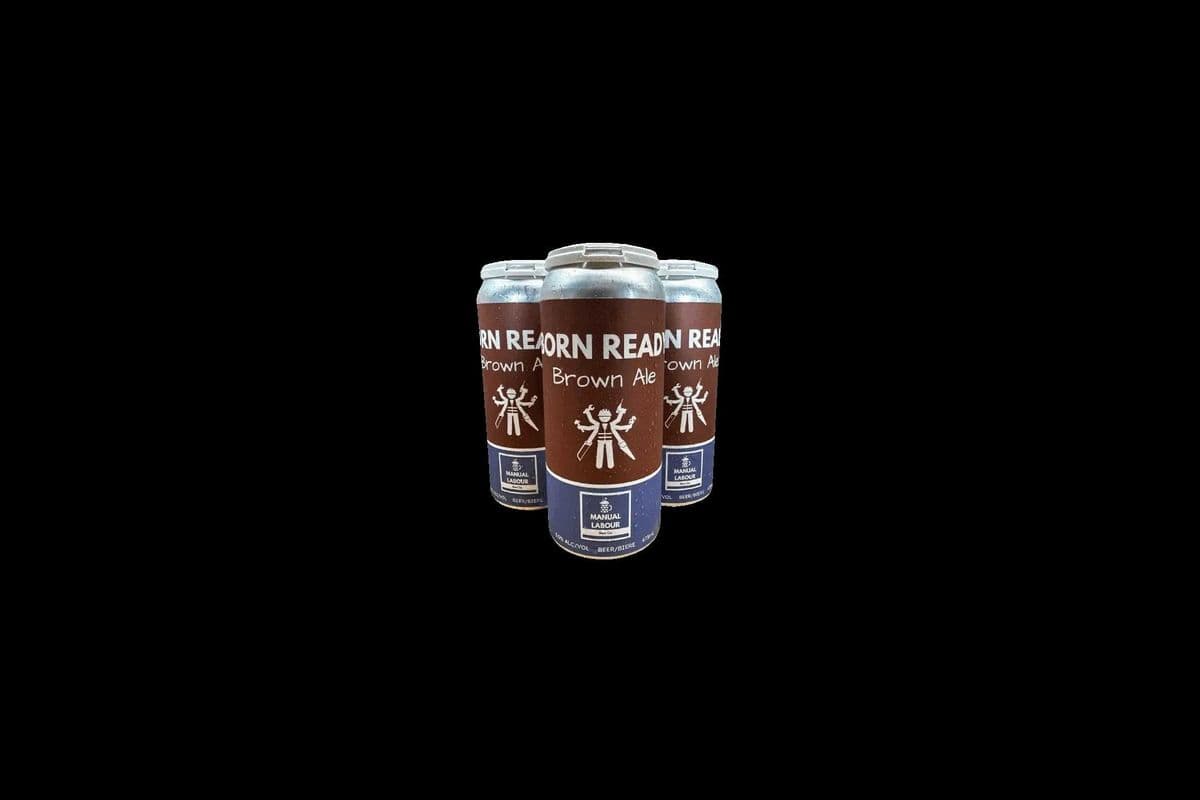 BORN READY BROWN ALE(4*473ML) (1 x 4*473ML)