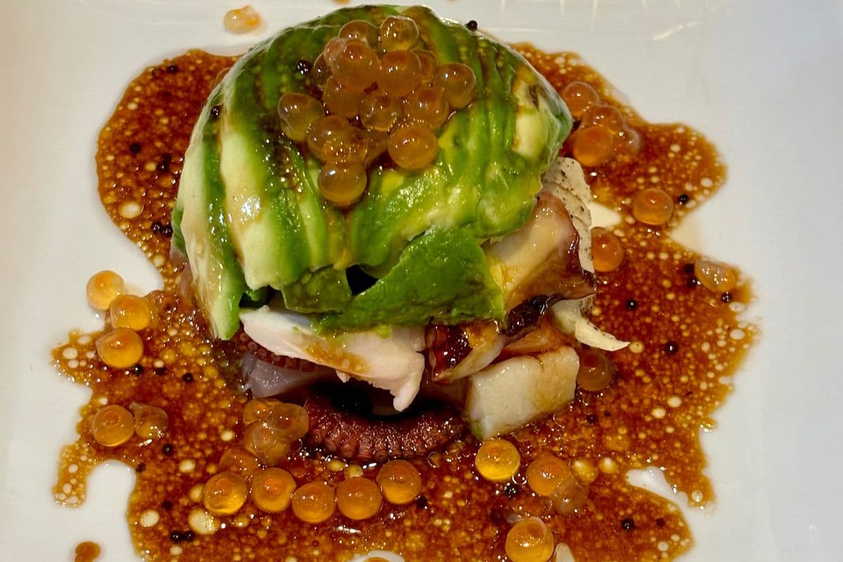 Assorted Seafood Avocado salad