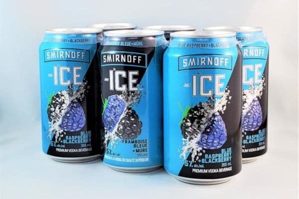 Smirnoff Blue Rasp and Blackberry 6 Cans (6 x 355ml)