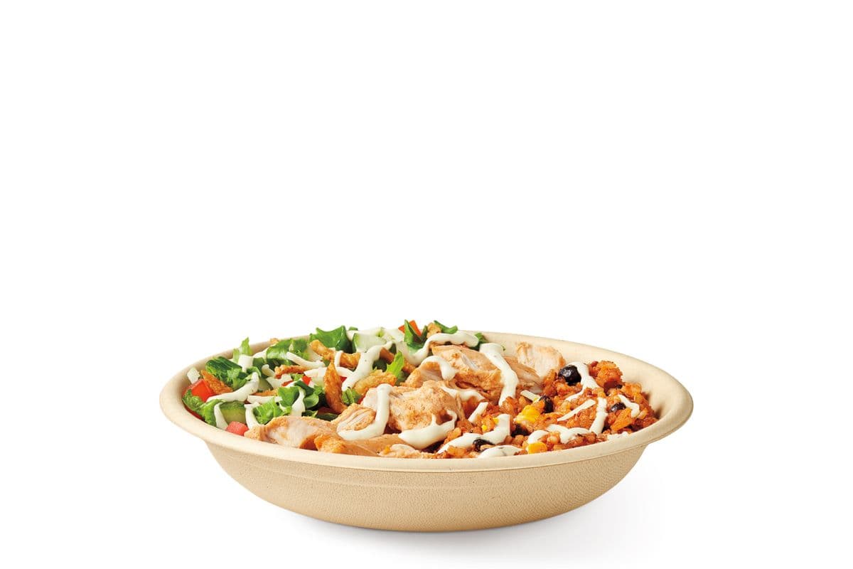Bol-délice poulet coriandre et lime avec fromage - cuit lentement