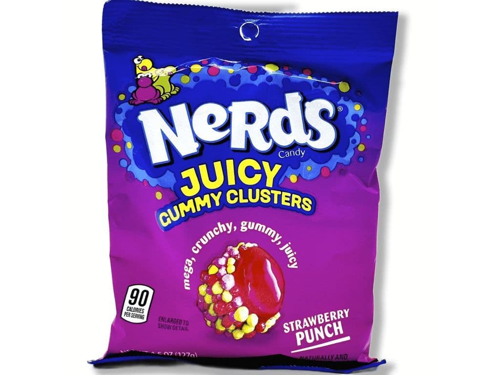 Nerds Gummy Clusters Juicy Gushing Hard Candy Coated Gummies 127g