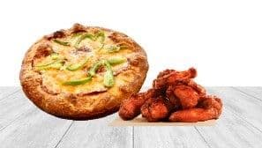 Combo #7 Pizza 8"  et 5 Ailes de poulet / Combo #7