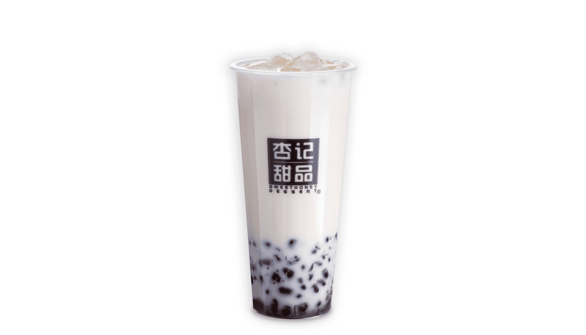 Flower Red Bean Milk Tea - 花茶奶香粒粒蜜豆