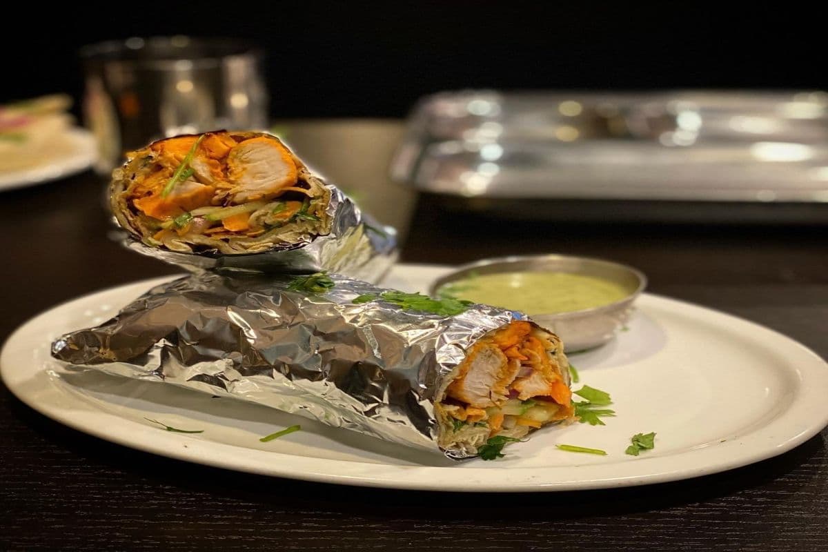 Paneer Bhurji Wrap