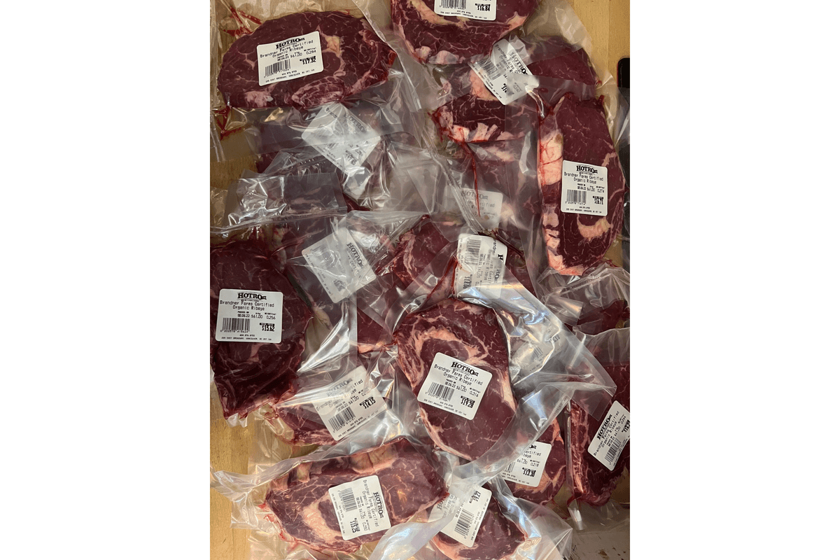 Organic Grass-Fed Ribeye Steaks