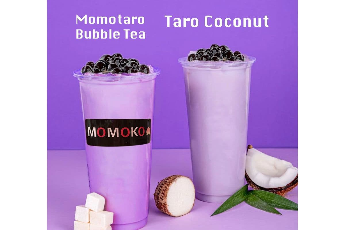 Taro Coconut Bubble Tea(w/Tapioca)