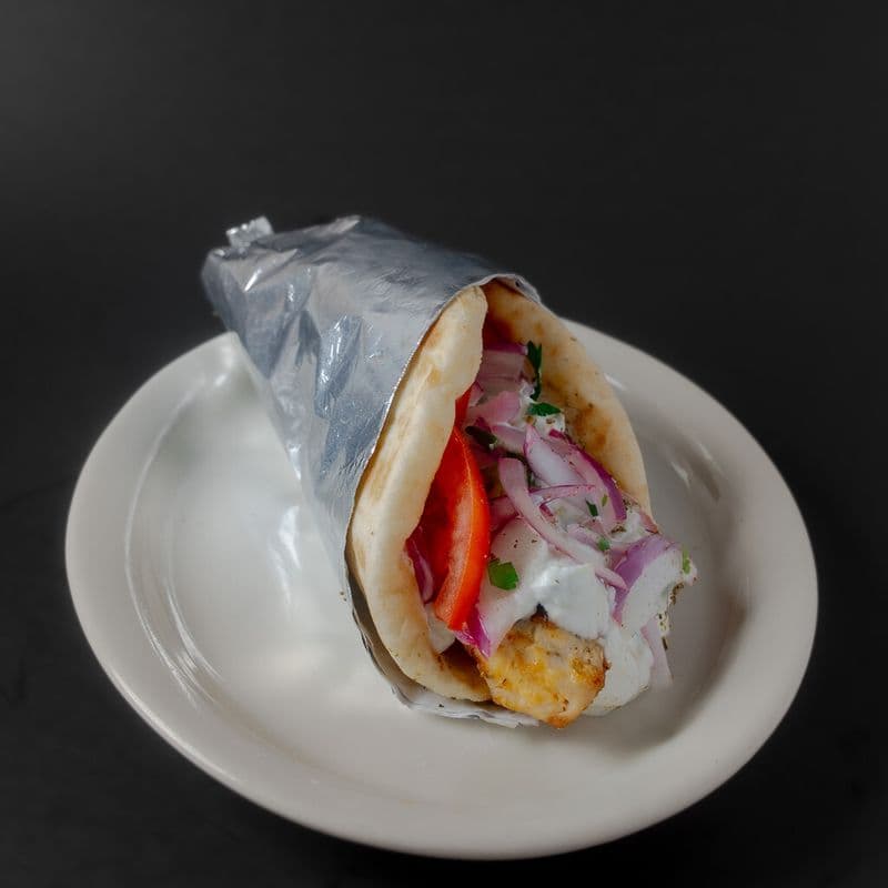 Pita souvlaki au poulet / Chicken Souvlaki Pita